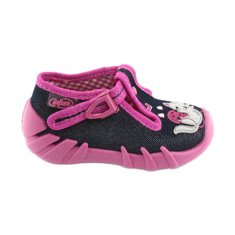 Befado Kinderschuhe 110P348 rosa marineblau 1