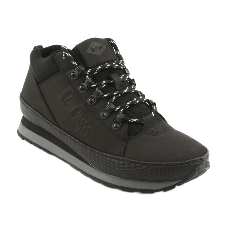 Schwarze Lee Cooper 19-20-011 Winter Herrenschuhe 1