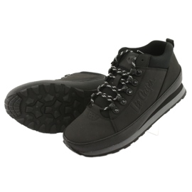Schwarze Lee Cooper 19-20-011 Winter Herrenschuhe 4