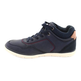 Herrenschuhe Lee Cooper 19-29-032B marineblau braun 2