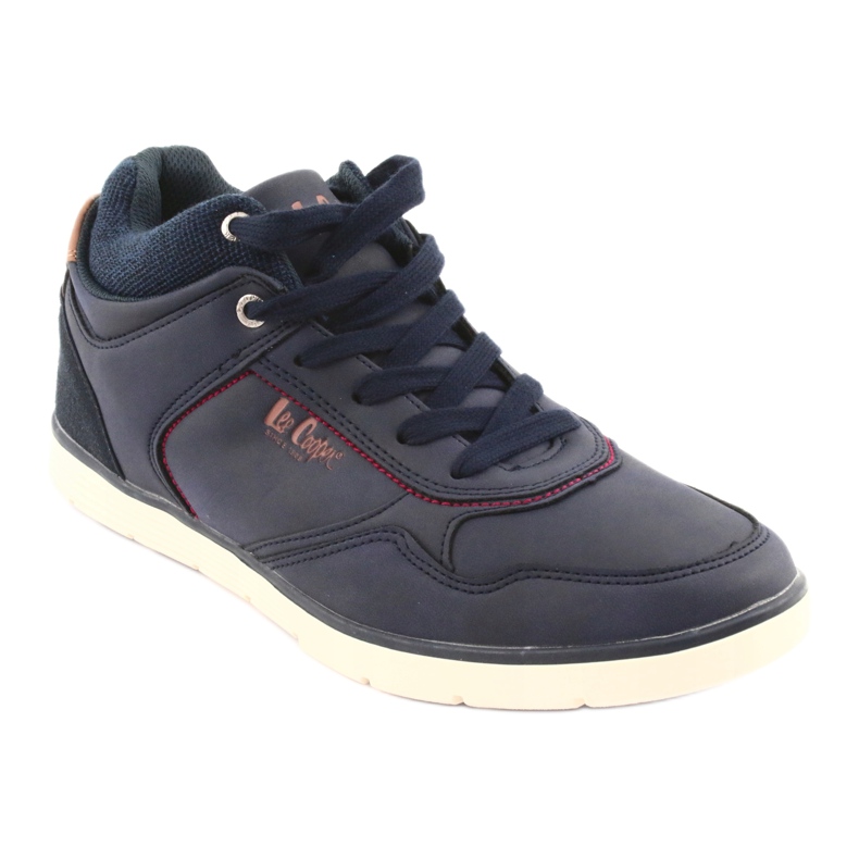 Herrenschuhe Lee Cooper 19-29-032B marineblau braun navy blau 1