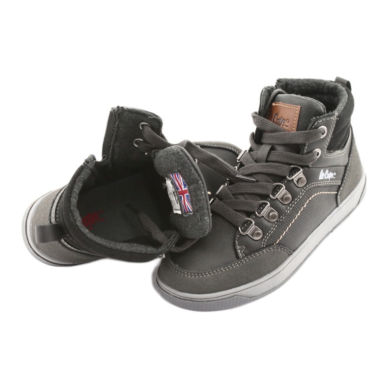 Lee Cooper Kinderschuhe für Kinder mit hohen Sportarten 19-29-081 Grau 5
