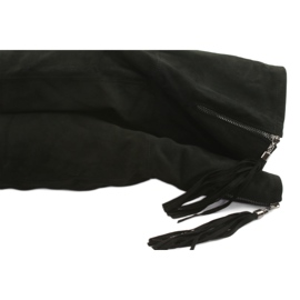 Schwarze Wildlederstiefel Filippo 514 5