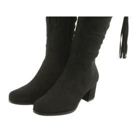 Schwarze Wildlederstiefel Filippo 514 6