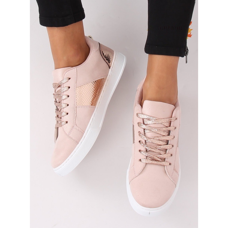 Rosa X93 Champagner Damen-Sneaker 1