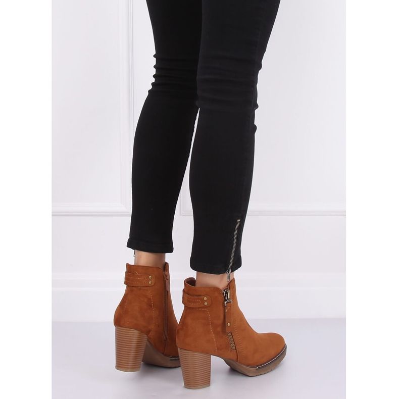 Camel 8B856 Camel Wildleder Stiefel mit hohen Absätzen braun 2