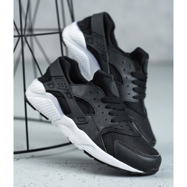 SHELOVET Schwarze Sportschuhe 2