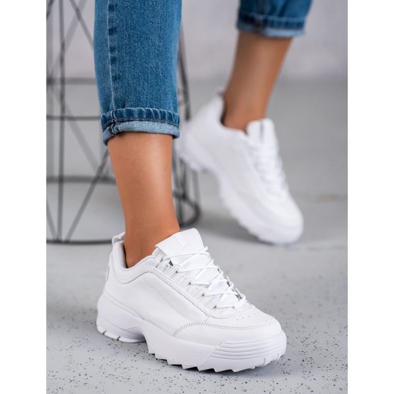 SHELOVET Modische Sportschuhe weiß 2