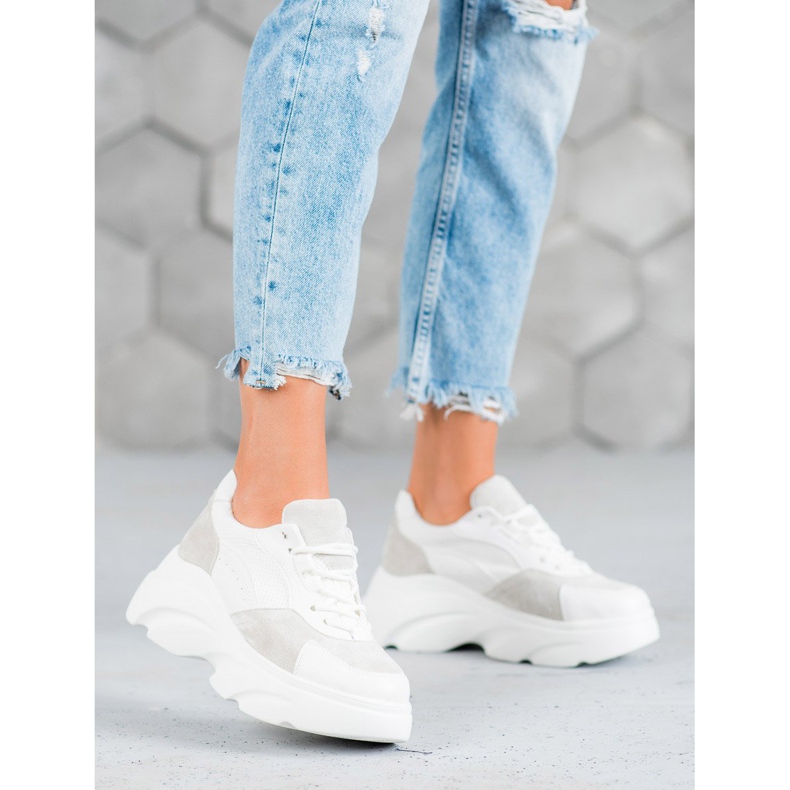 Seastar Sportschuhe auf der Plattform weiß 2