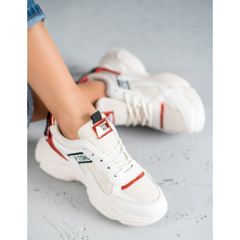 SHELOVET Bequeme Sportschuhe braun 1