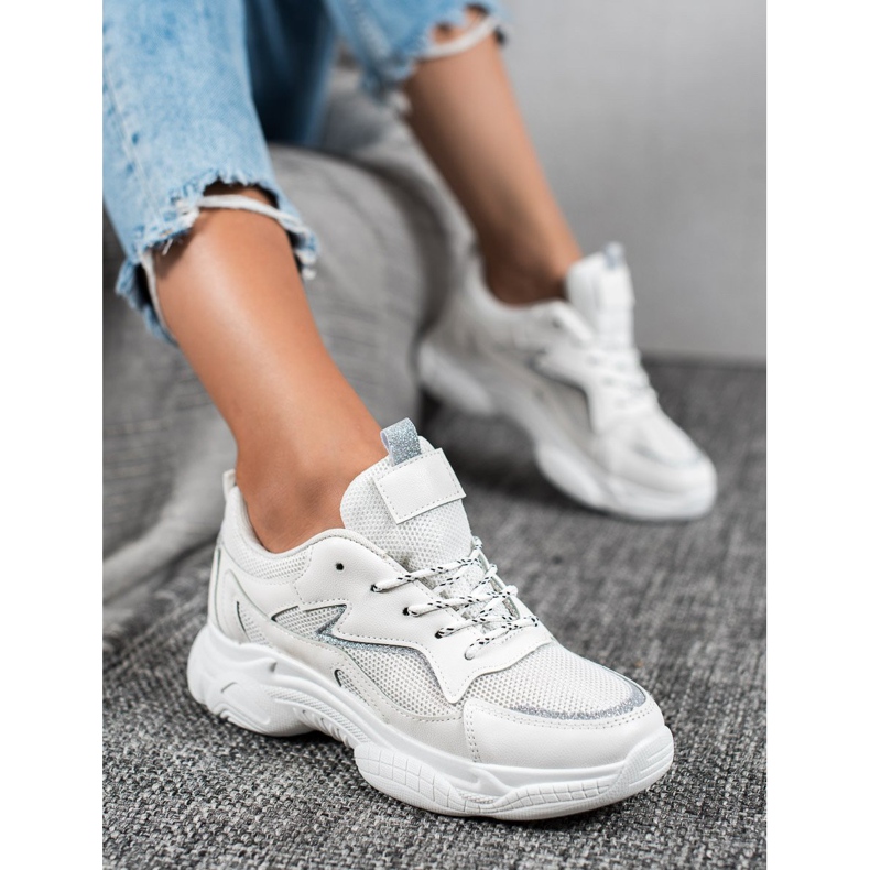 SHELOVET Klassische Sportschuhe weiß 2