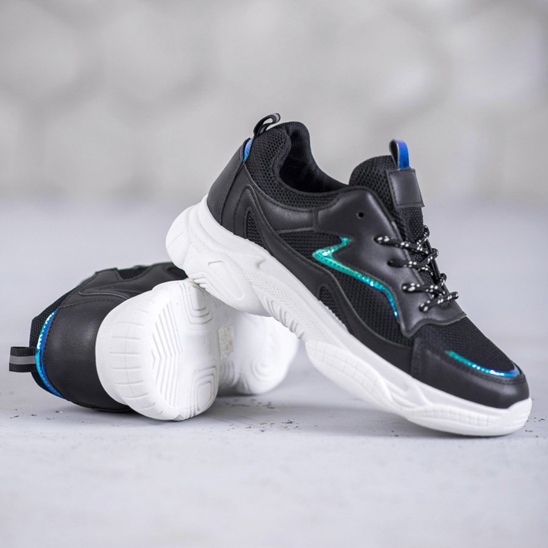 SHELOVET Klassische Sportschuhe schwarz 1