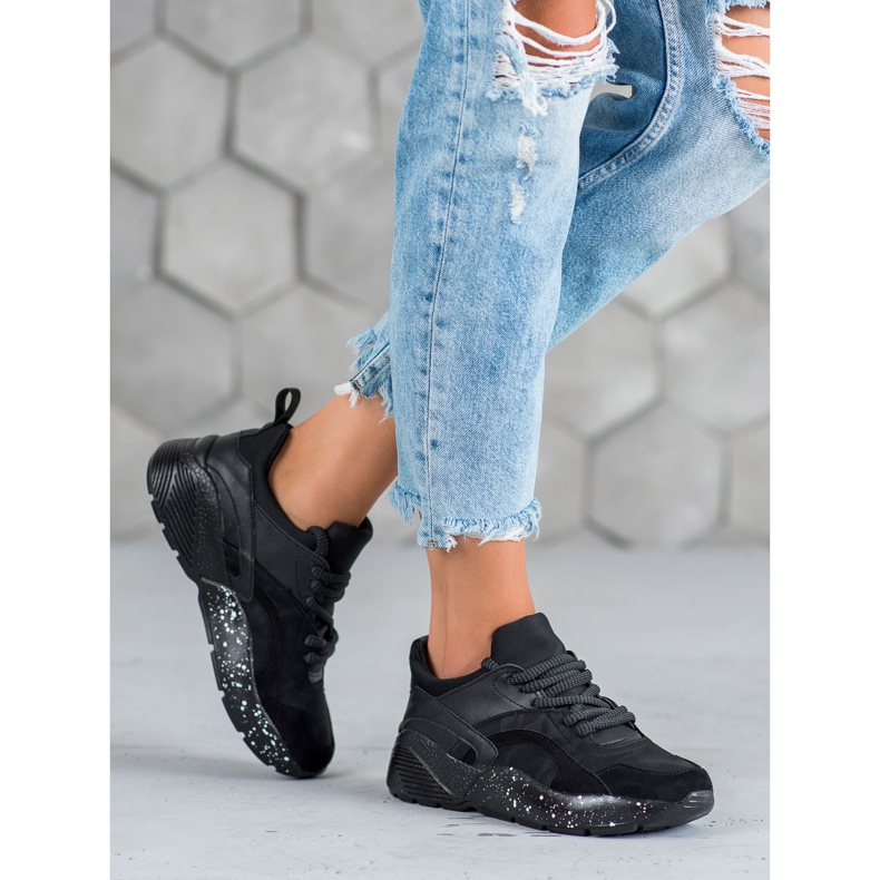 Muto Bequeme Moro Sneakers schwarz 1