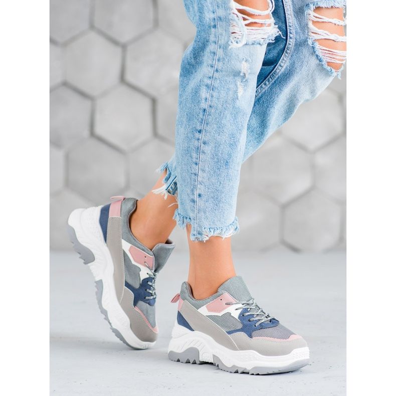 SHELOVET Mehrfarbige Turnschuhe 1