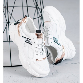 SHELOVET Bequeme Sportschuhe weiß 1