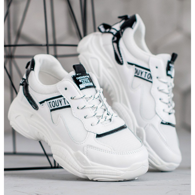 SHELOVET Bequeme Sportschuhe weiß 1