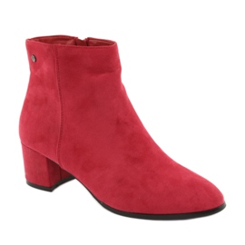 Rote Stiefel Filippo 316 aus Wildleder 1