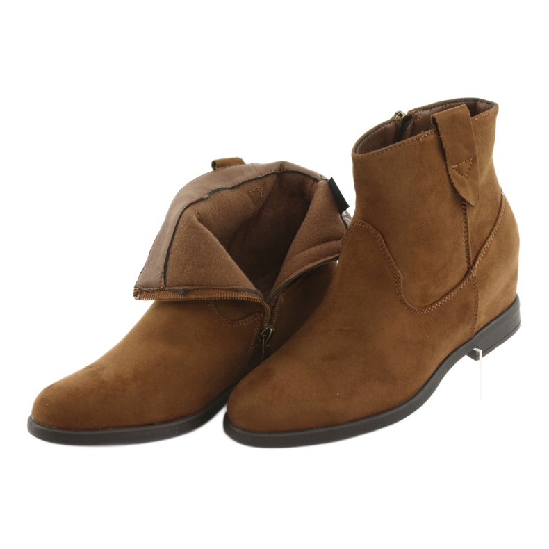Filippo Braune Stiefel versteckt Koturno 1052 4