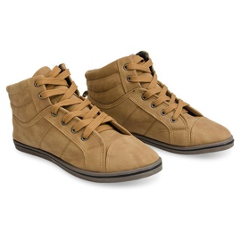 Hohe Sneakers Konwers TD010 Camel braun 2