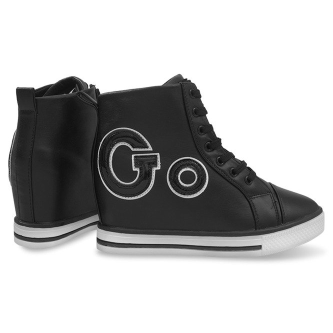 Modische Sneakers Go GFA108 Schwarz 1
