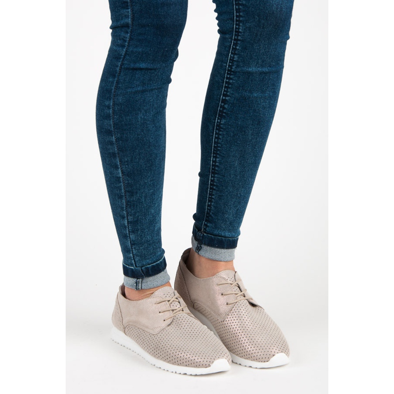 Gebundene VINCEZA-Schuhe gelb 1