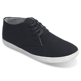 Modische hohe Sneakers 3232 Schwarz 2