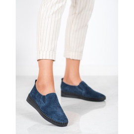Filippo Slip-On-Sneakers aus Leder blau 1