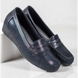 Comer Marineblaue Loafer 1