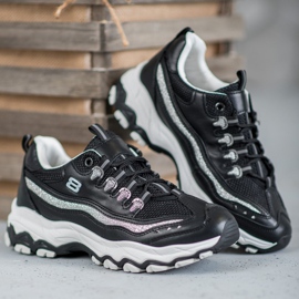 Yes Mile Sneakers mit Glitzer schwarz 2