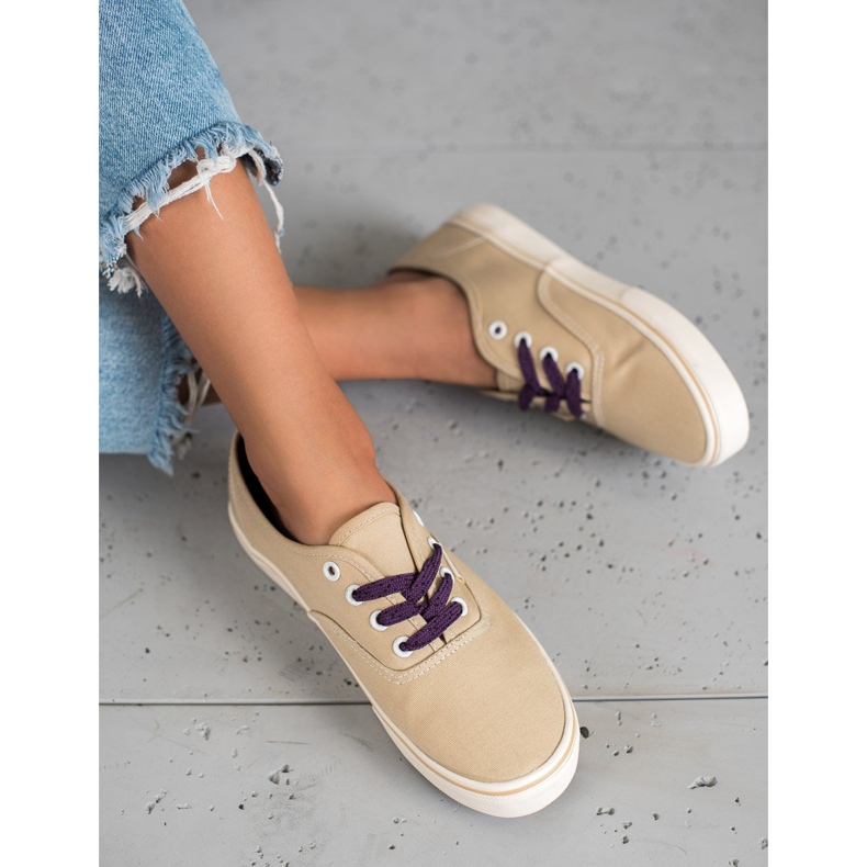 SHELOVET Bequeme Sneaker braun 1