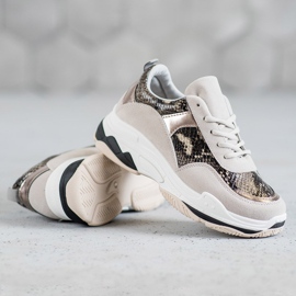 Kylie Sneakers mit Schlangenprint mehrfarbig 1