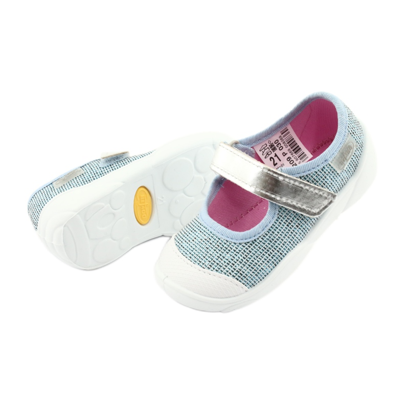 Befado Kinderschuhe 209P030 blau grau 4