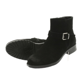 American Club SH04 schwarze Wildlederstiefel 5