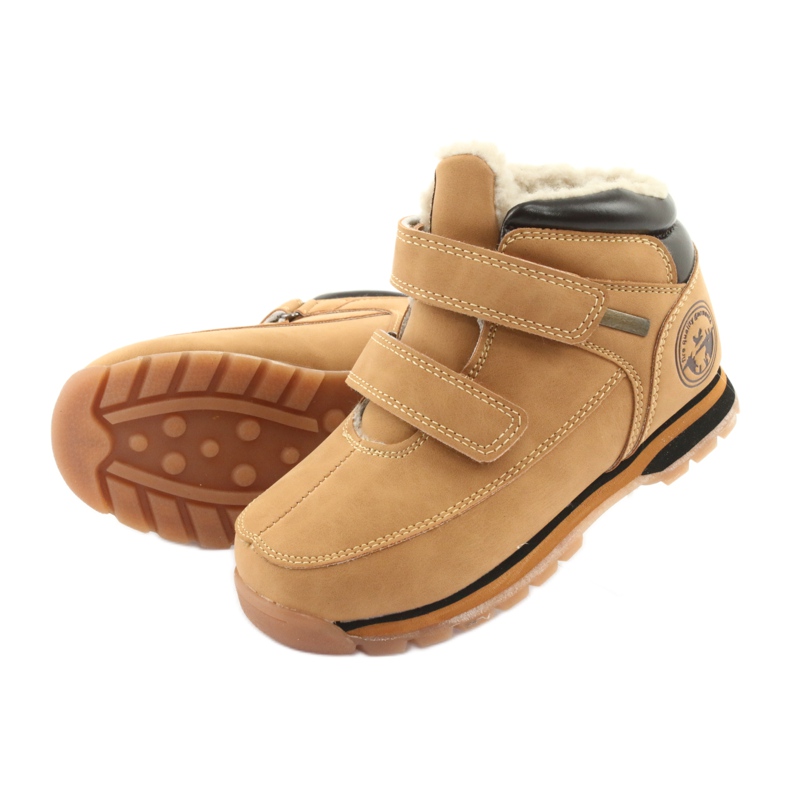 American Club Klettstiefel American ES camel braun mehrfarbig 4