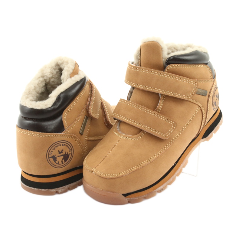 American Club Klettstiefel American ES camel braun mehrfarbig 3