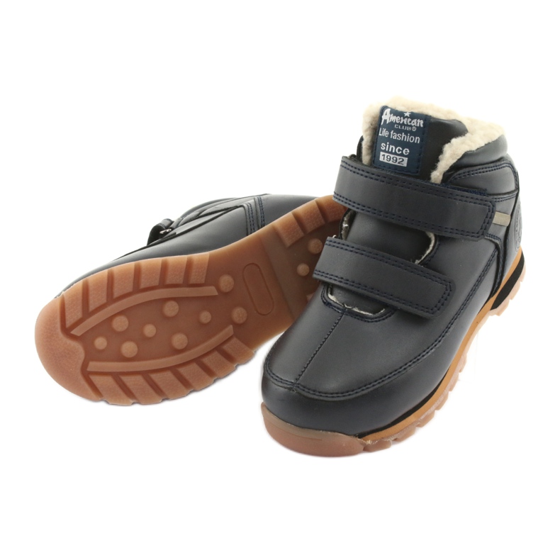 American Club Stiefel Klettstiefel American ES42 marineblau 4