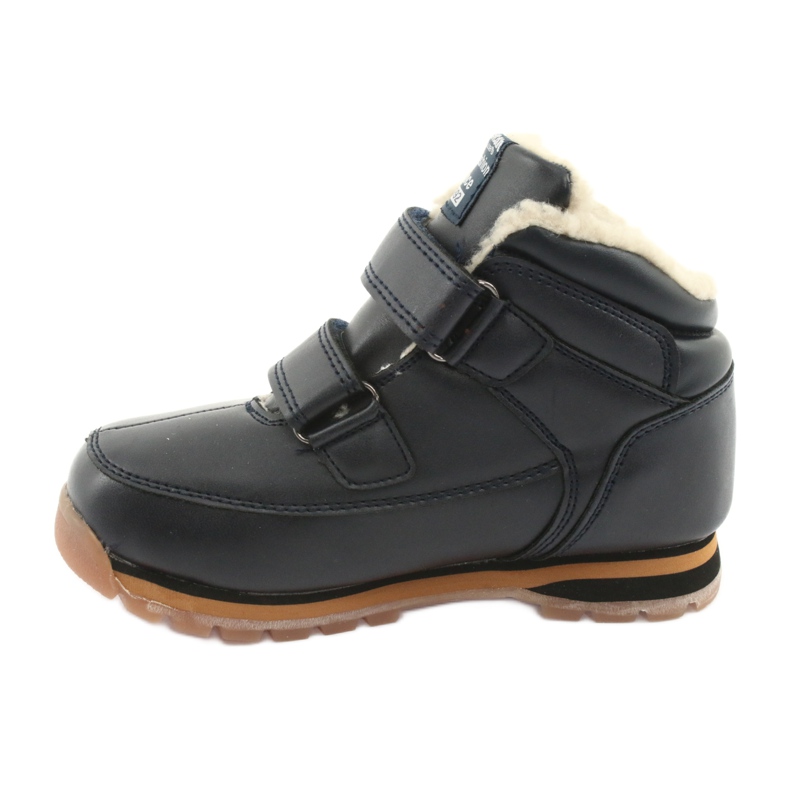 American Club Stiefel Klettstiefel American ES42 marineblau navy blau 2