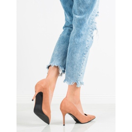 Diamantique Beige High Heels 2