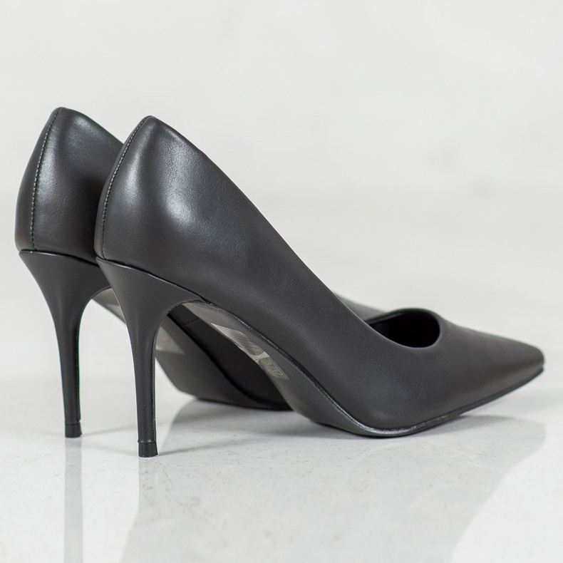 Diamantique High Heels aus Öko-Leder schwarz 1
