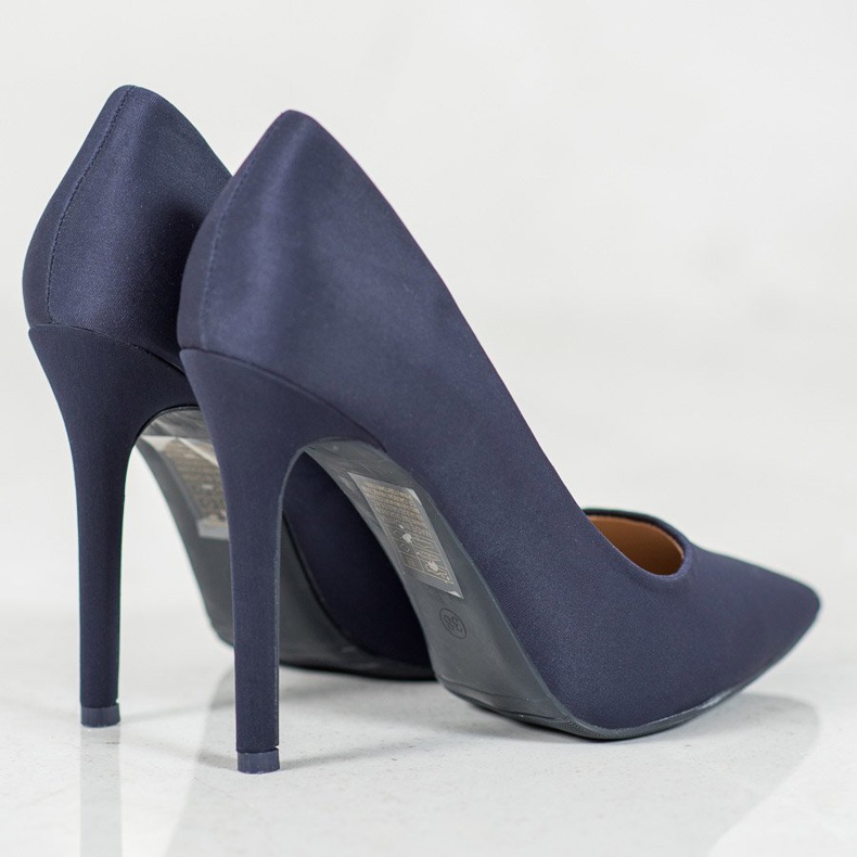 Diamantique Klassische marineblaue High Heels 2