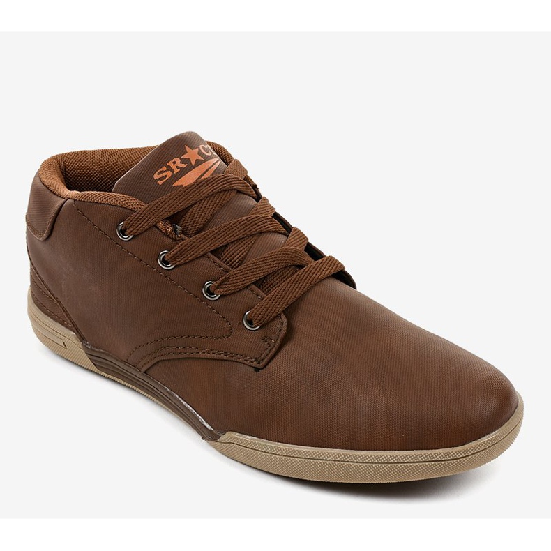 Herren braune Turnschuhe 15M787 1
