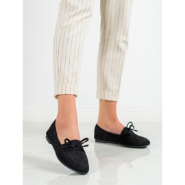 Nio Nio Schwarze Wildleder-Loafer 1