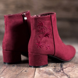 Small Swan Stiefel mit Anwendung rot 1