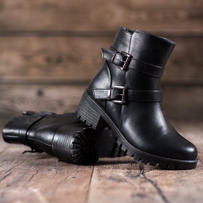 Abloom Öko-Lederarbeiter schwarz 1