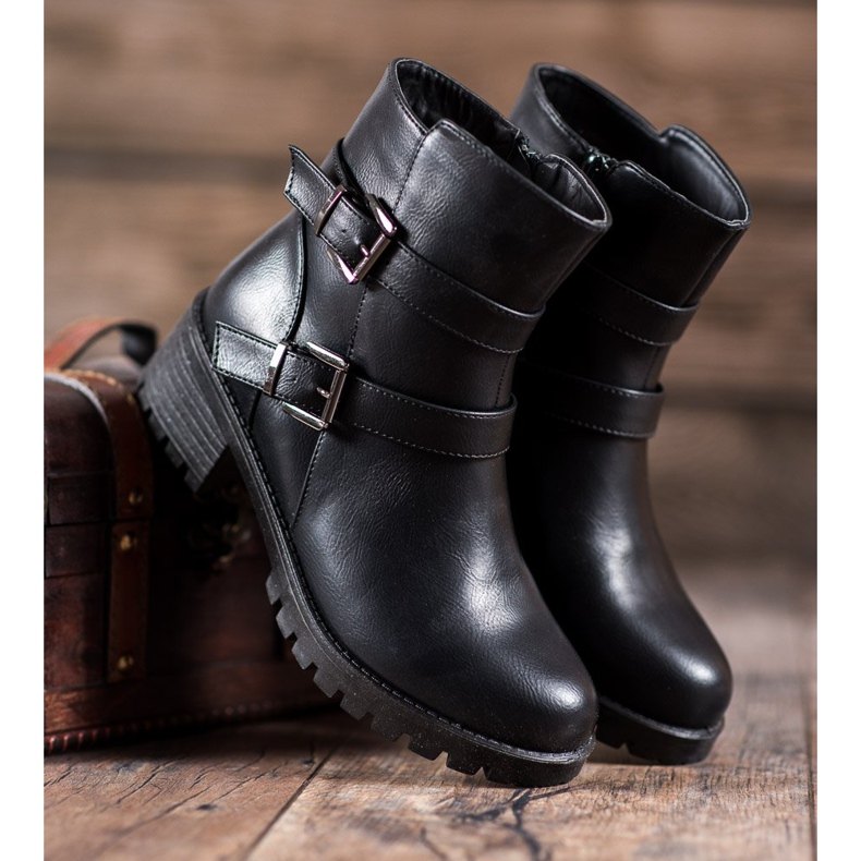 Abloom Öko-Lederarbeiter schwarz 2