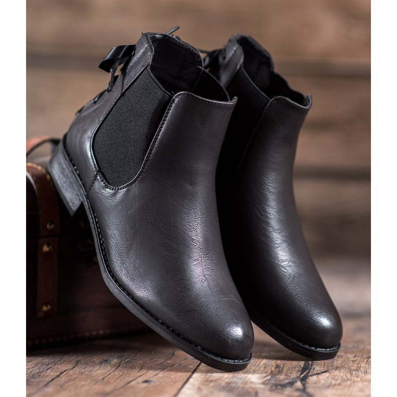 Seastar Chelsea-Boots mit Band schwarz 1