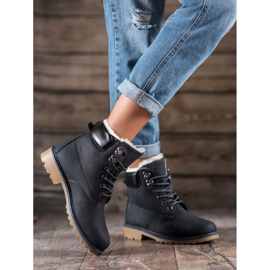 Super Me Warme Trapper schwarz 1