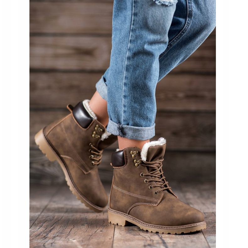 Super Me Warme Trapper braun 1