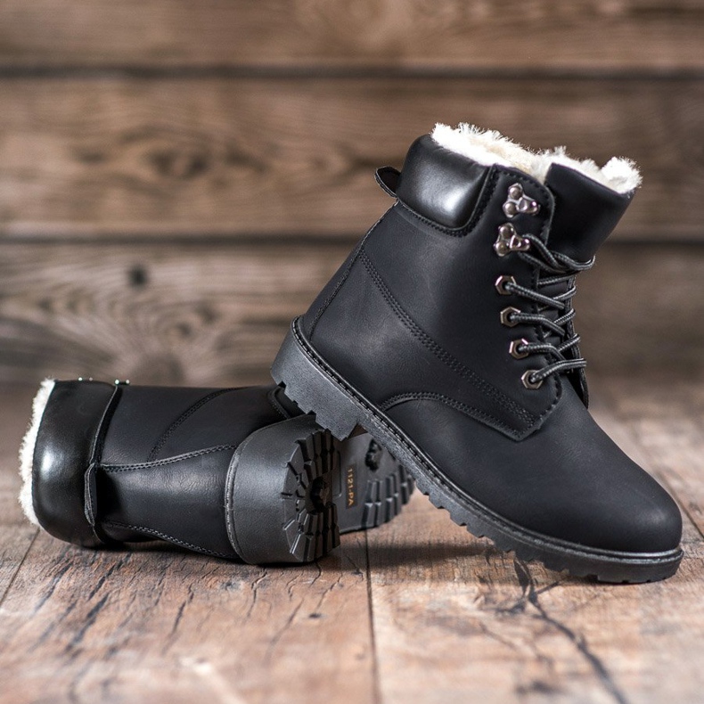 Super Me Warme Trapper schwarz 1