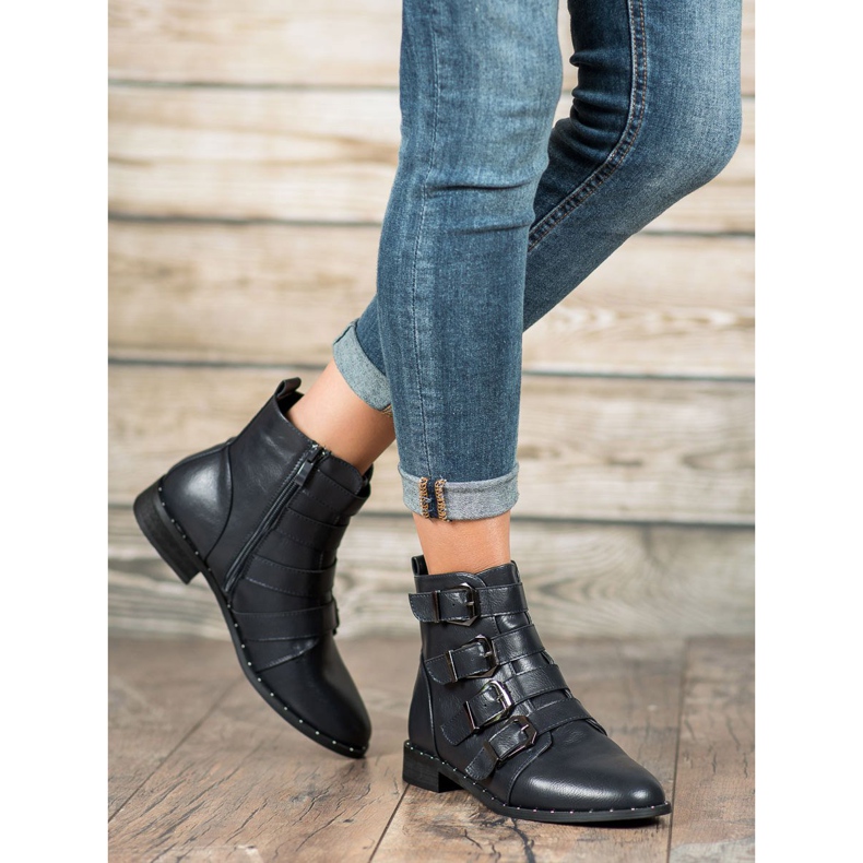 Cm Paris Stiefel mit Schnallen blau 1